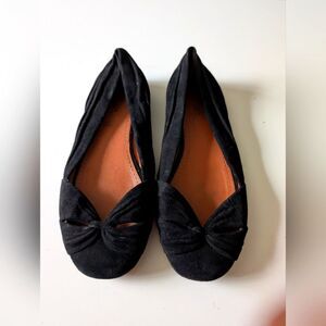 Alaia Alaïa Women's Ballet Flats Black Suede Leather  Slip On Size 38.5 / 8